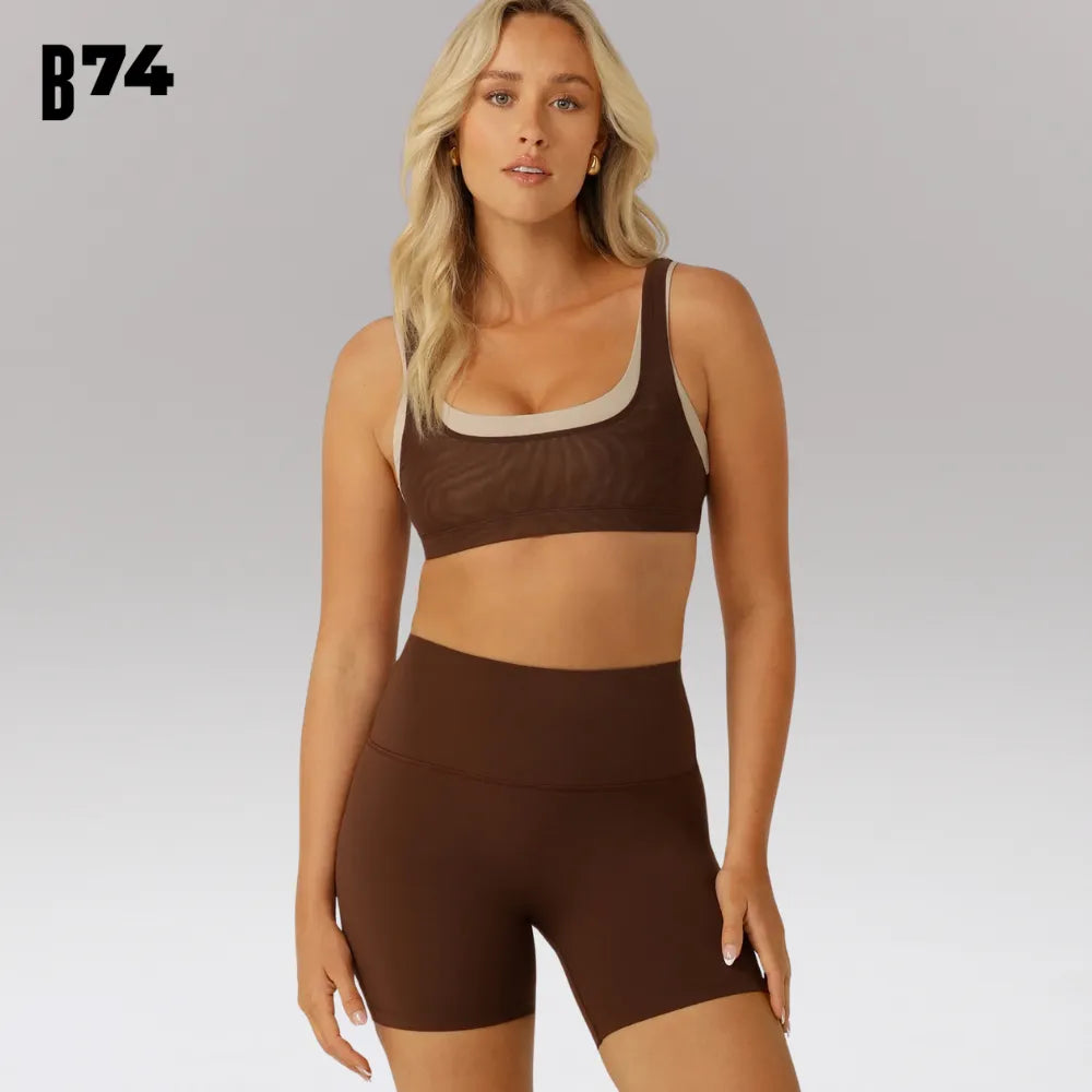 Sutiã esportivo double color