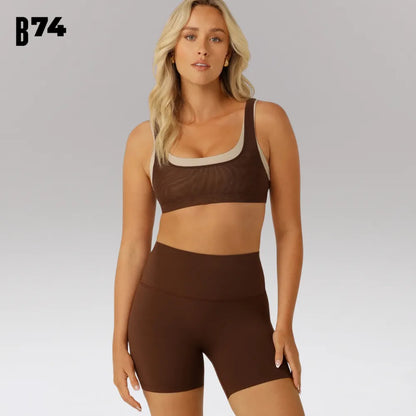 Sutiã esportivo double color