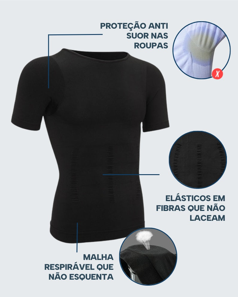 Camiseta compressão Neoshape - modelador